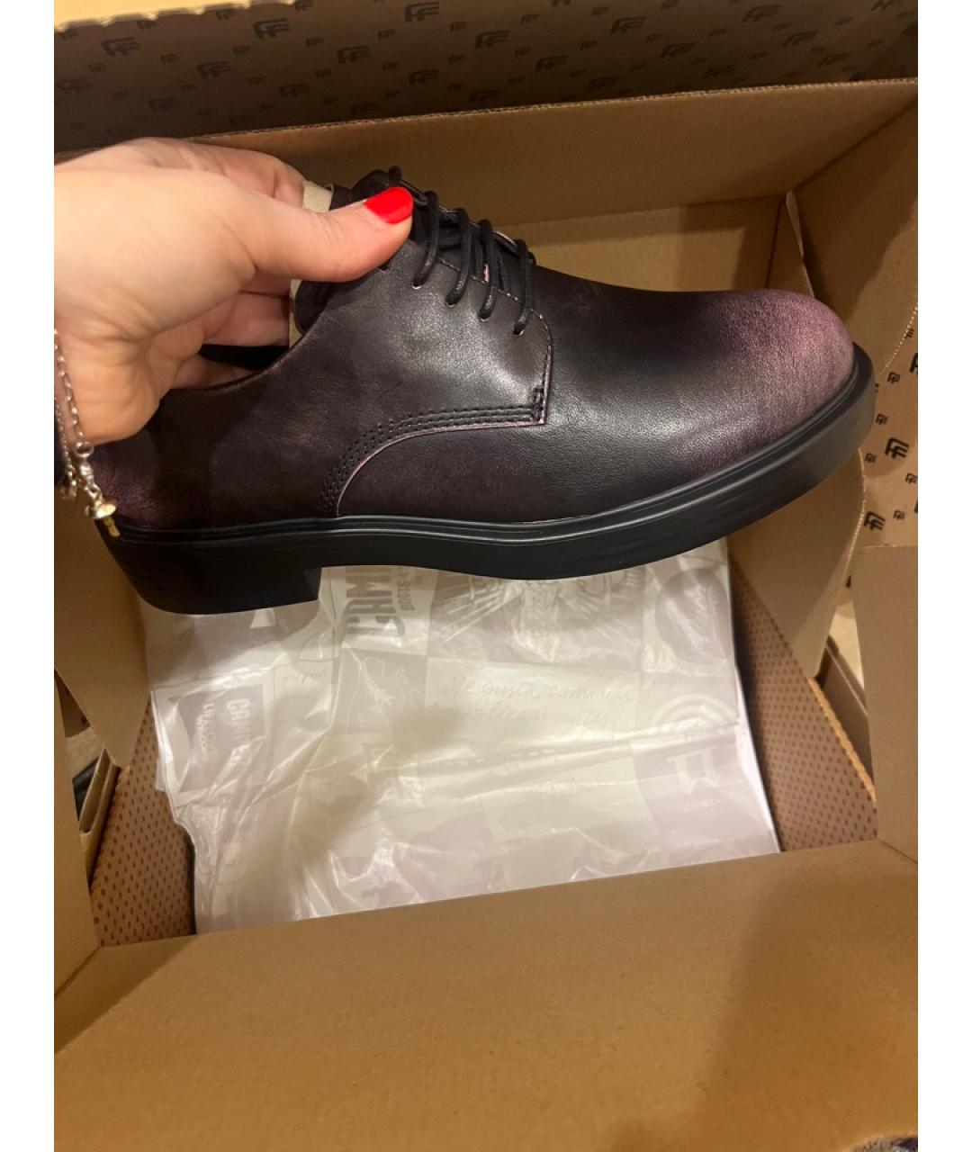 Camper Черные кожаные брогги и оксфорды, фото 4