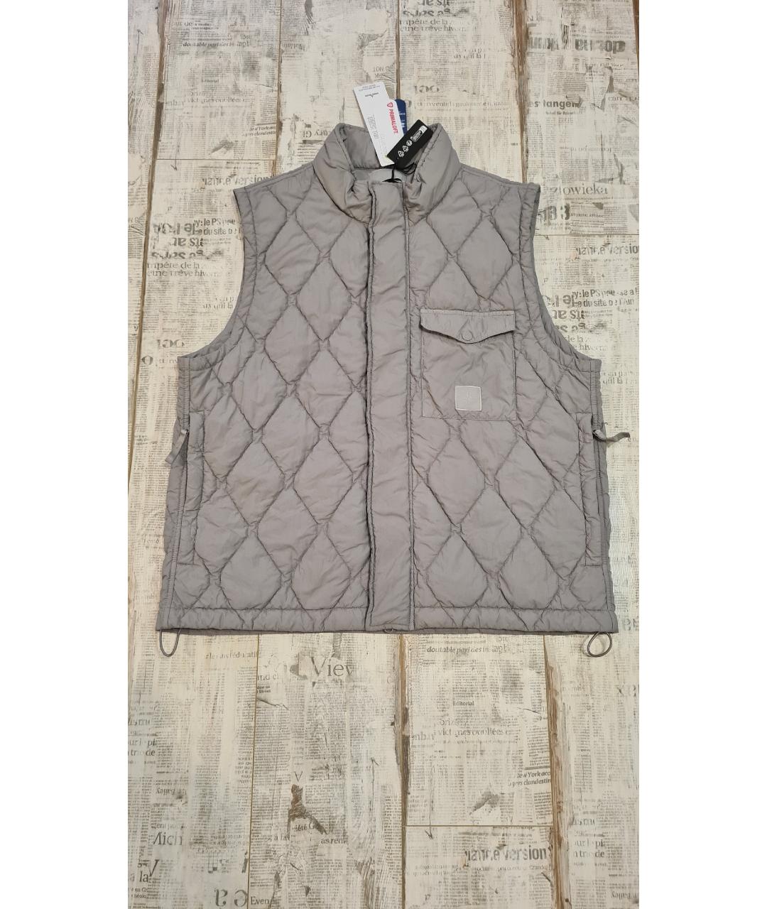 STONE ISLAND Серый жилет, фото 4