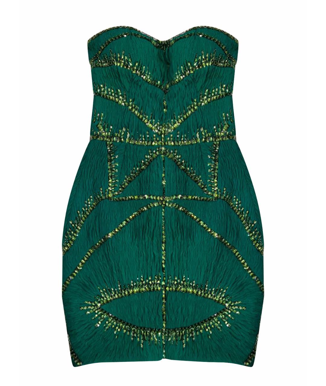 ZUHAIR MURAD Зеленые коктейльное платье, фото 1