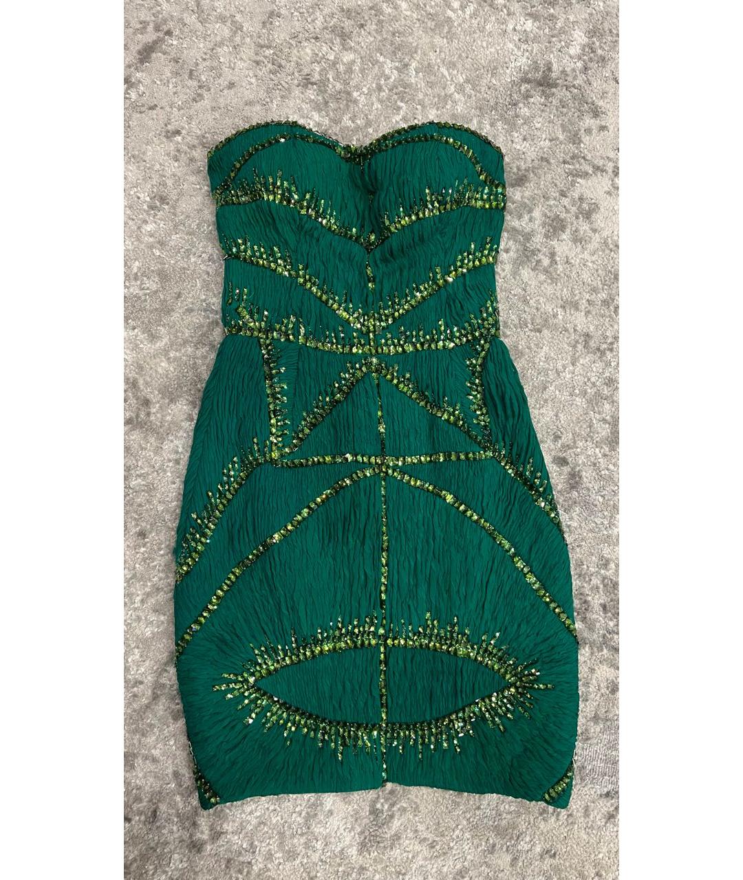 ZUHAIR MURAD Зеленые коктейльное платье, фото 6