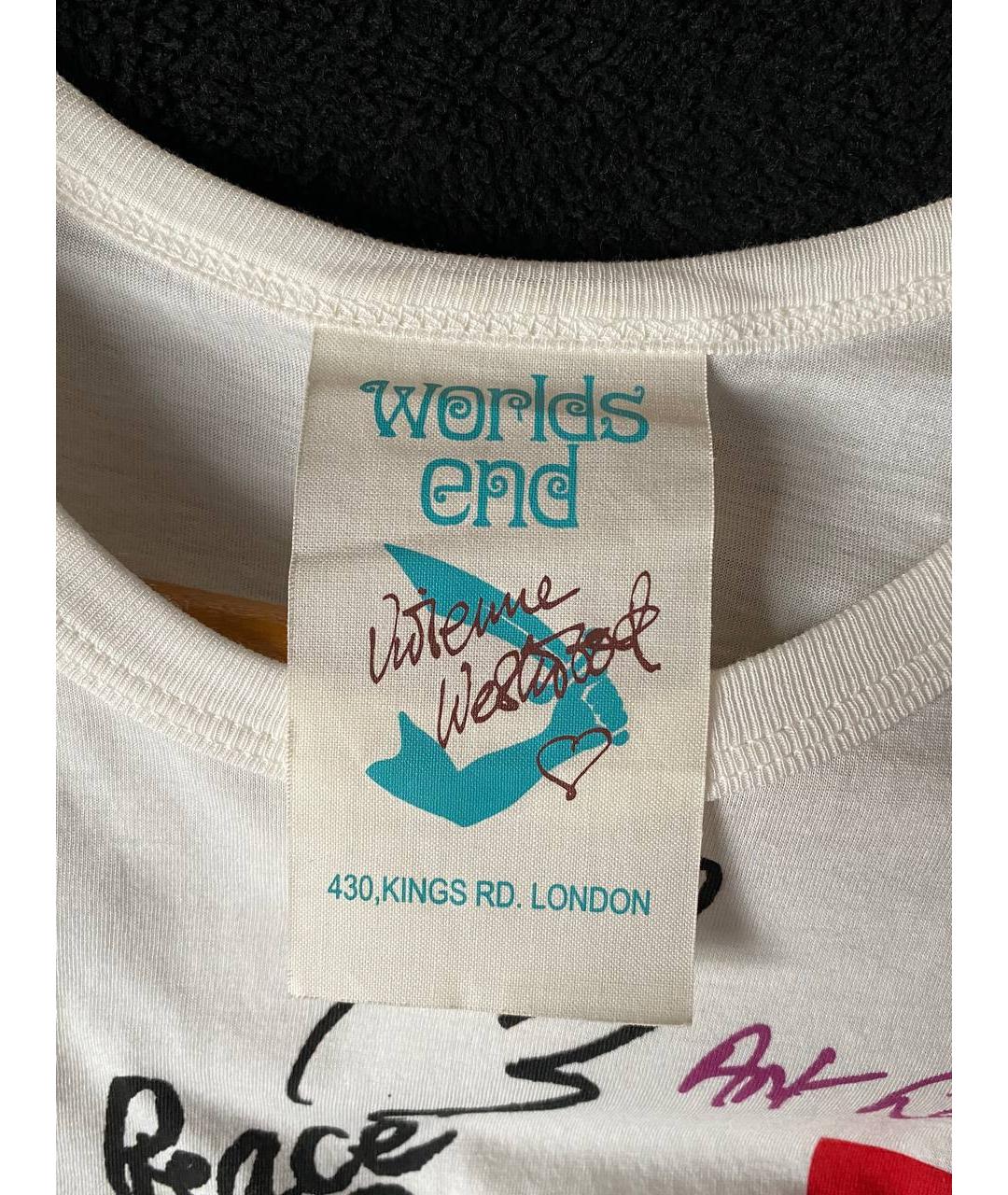 VIVIENNE WESTWOOD Мульти хлопковая футболка, фото 2