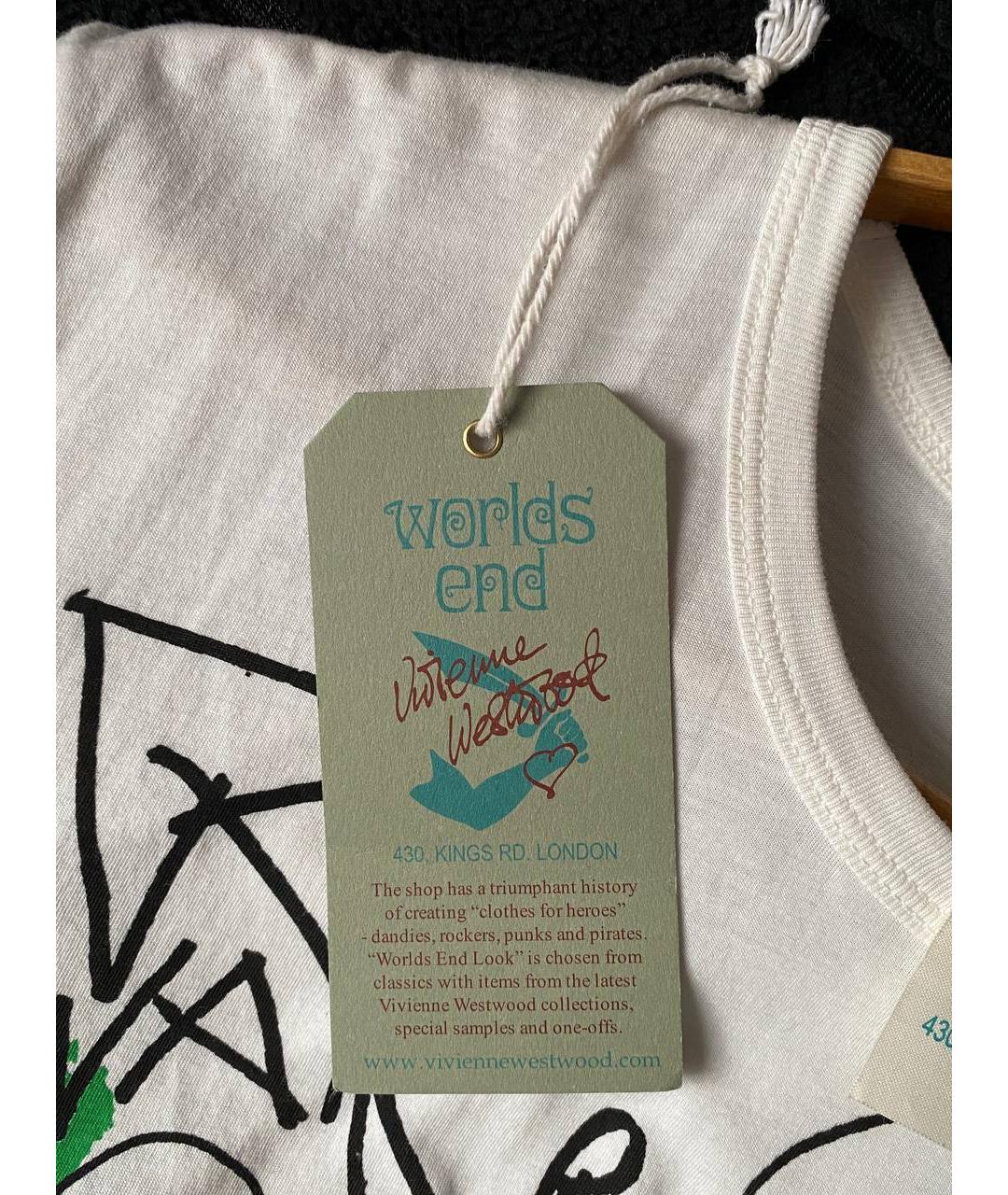 VIVIENNE WESTWOOD Мульти хлопковая футболка, фото 3