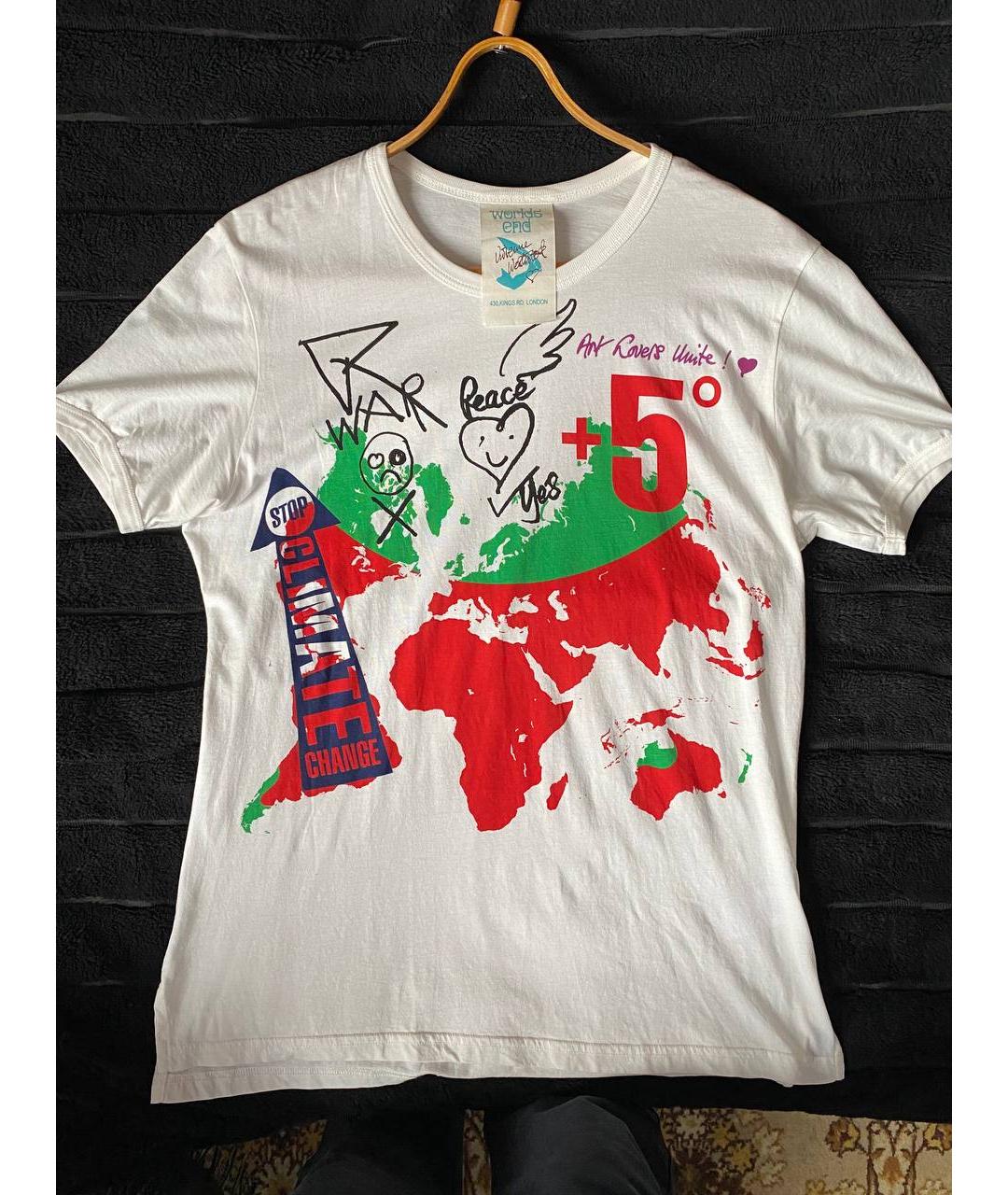 VIVIENNE WESTWOOD Мульти хлопковая футболка, фото 4