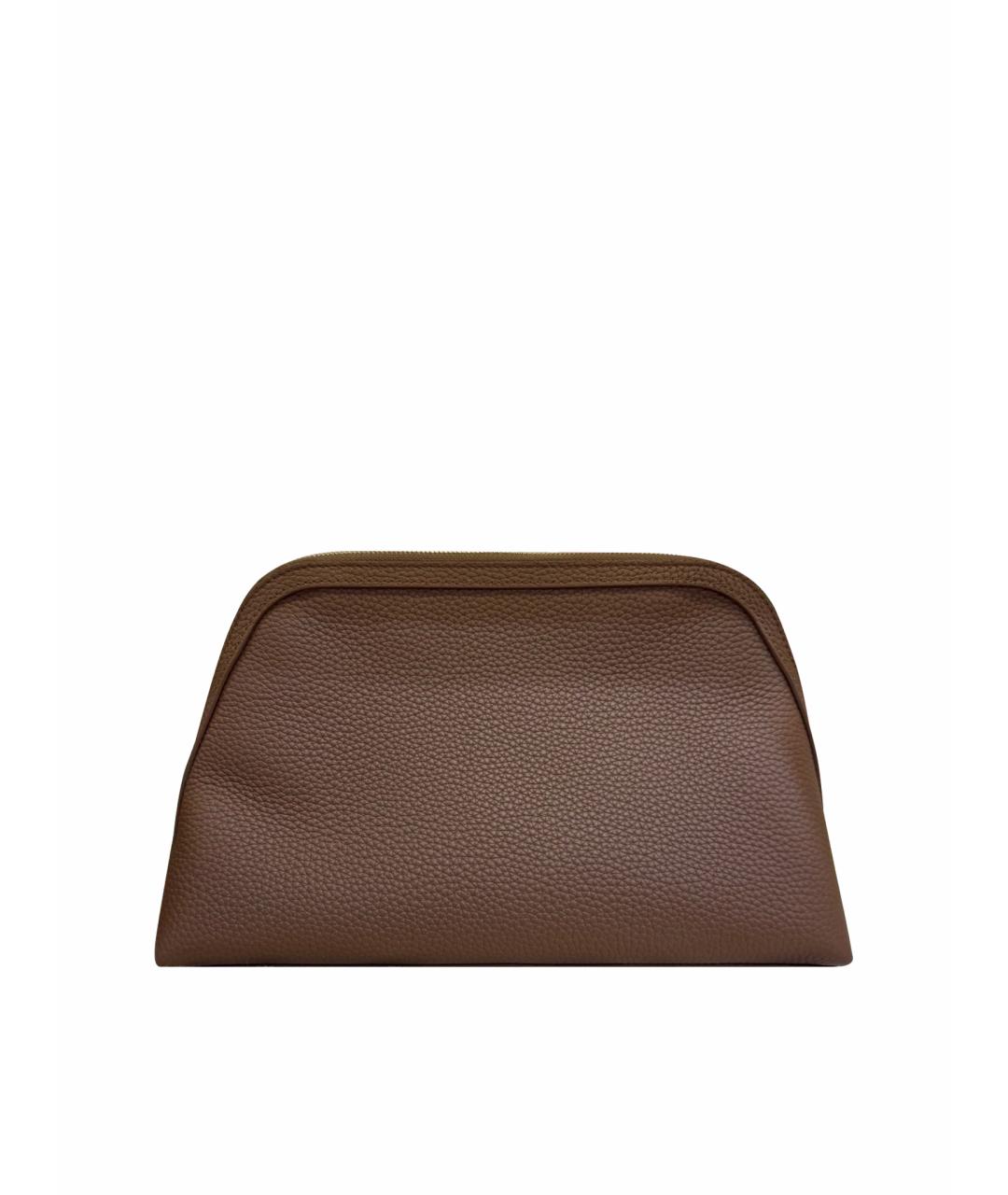12 STOREEZ Коричневая кожаная косметичка, фото 1