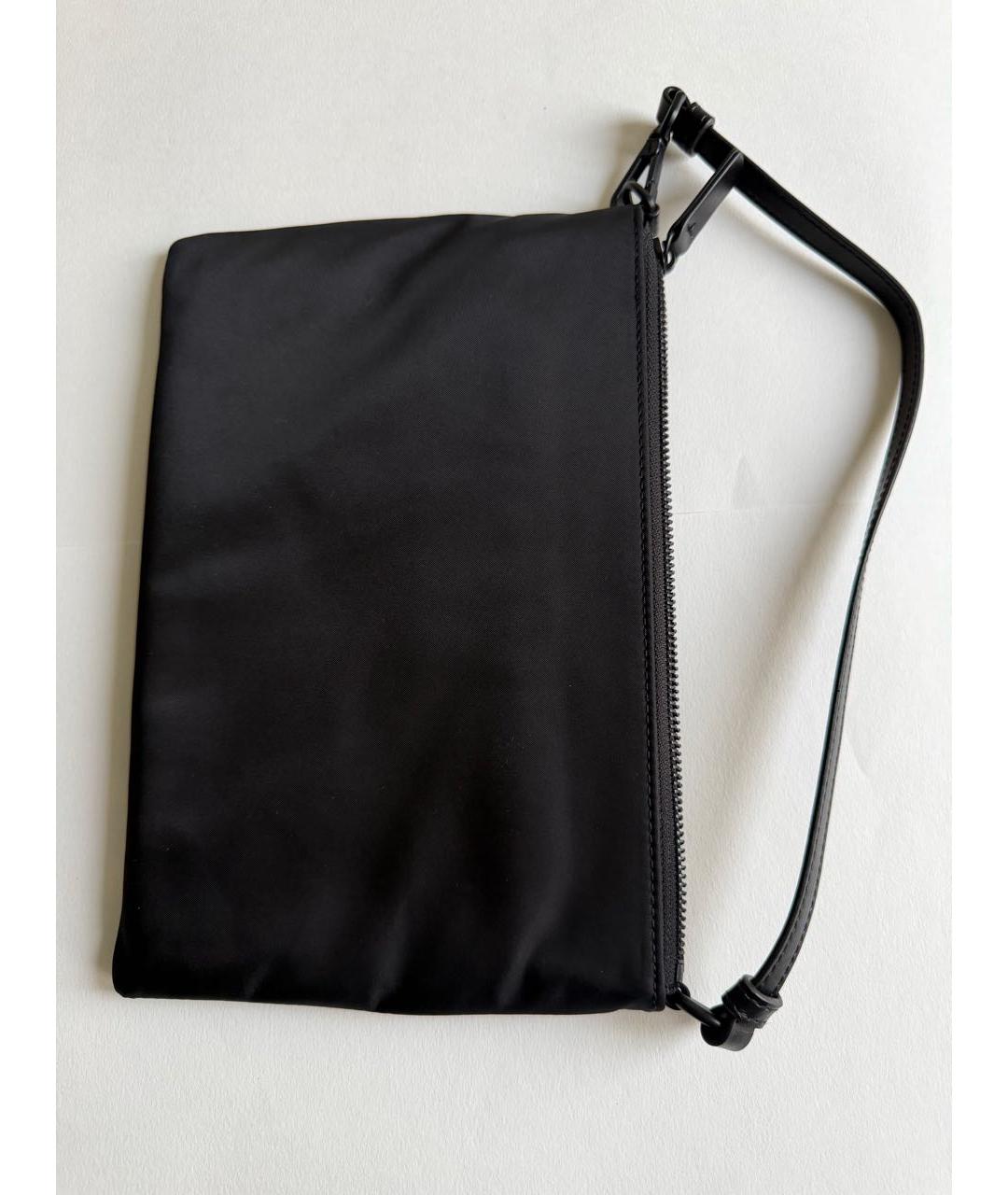 DSQUARED2 Черная тканевая сумка с короткими ручками, фото 2