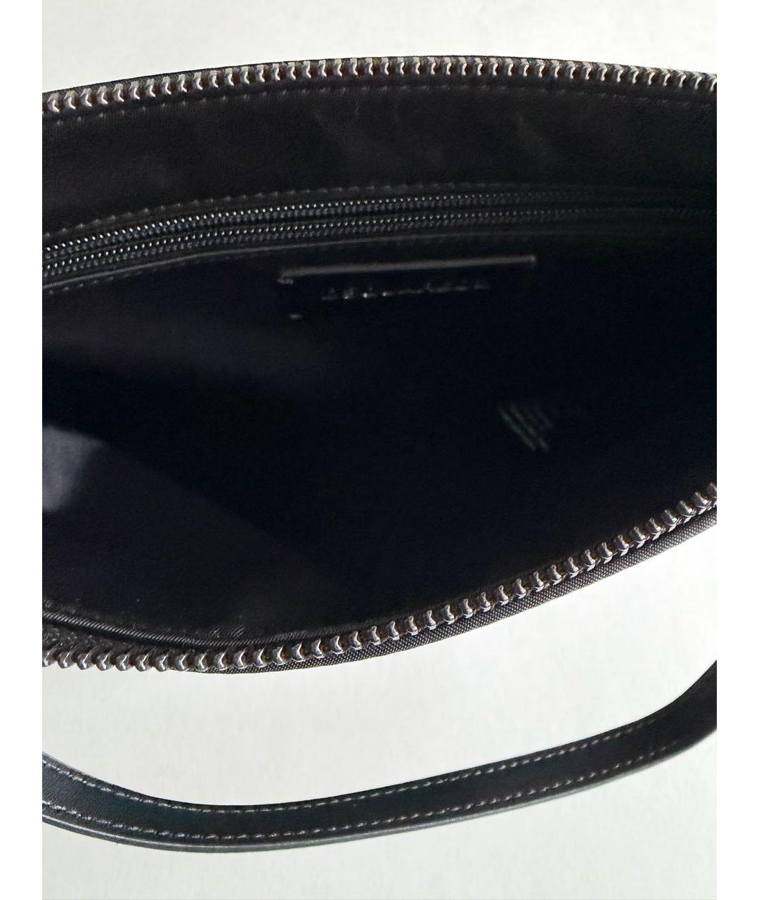 DSQUARED2 Черная тканевая сумка с короткими ручками, фото 4