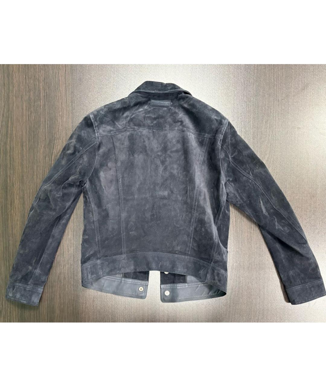 TOM FORD Темно-синяя замшевая куртка, фото 2