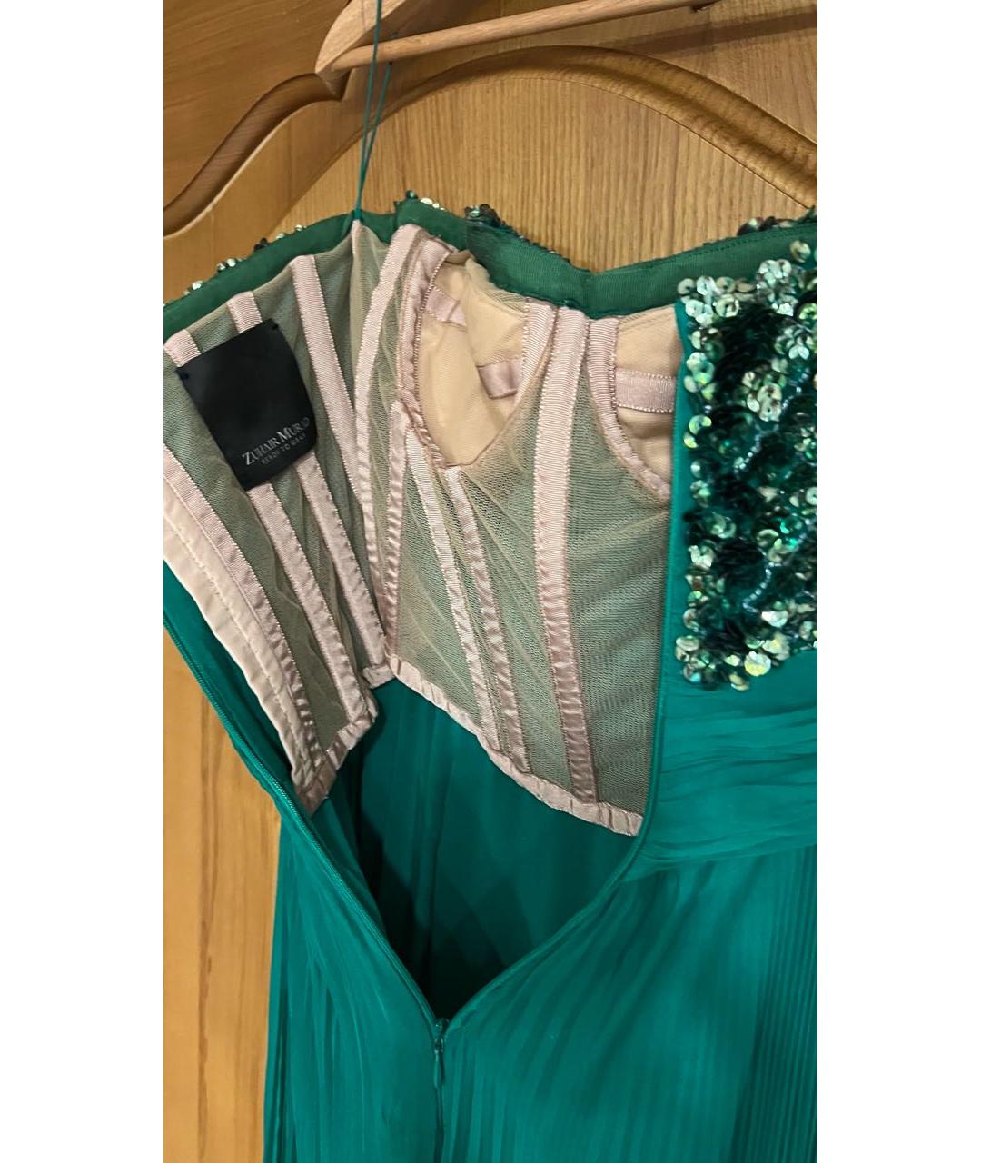 ZUHAIR MURAD Зеленые вечернее платье, фото 4