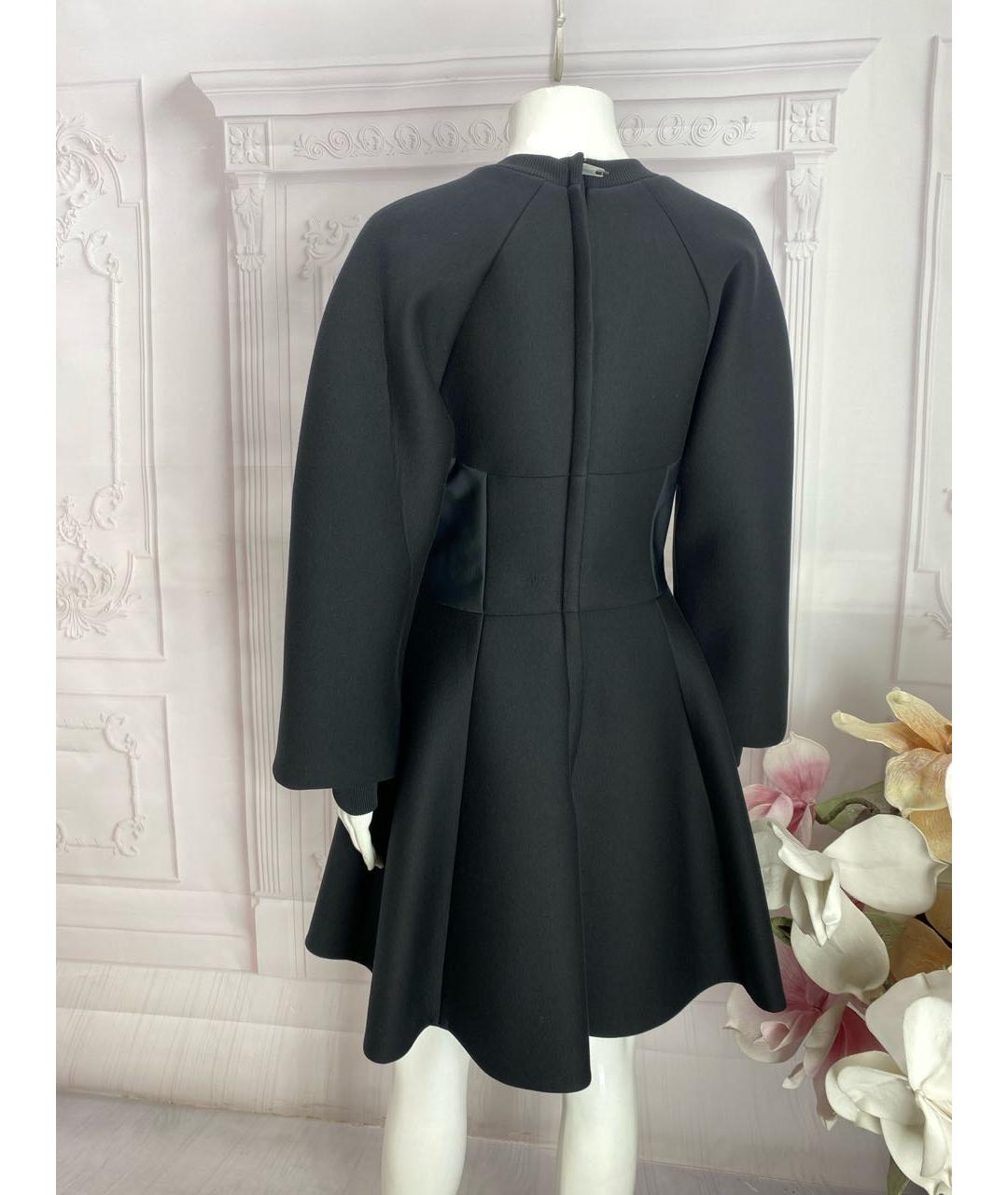 DOLCE&GABBANA Черное хлопковое платье, фото 2