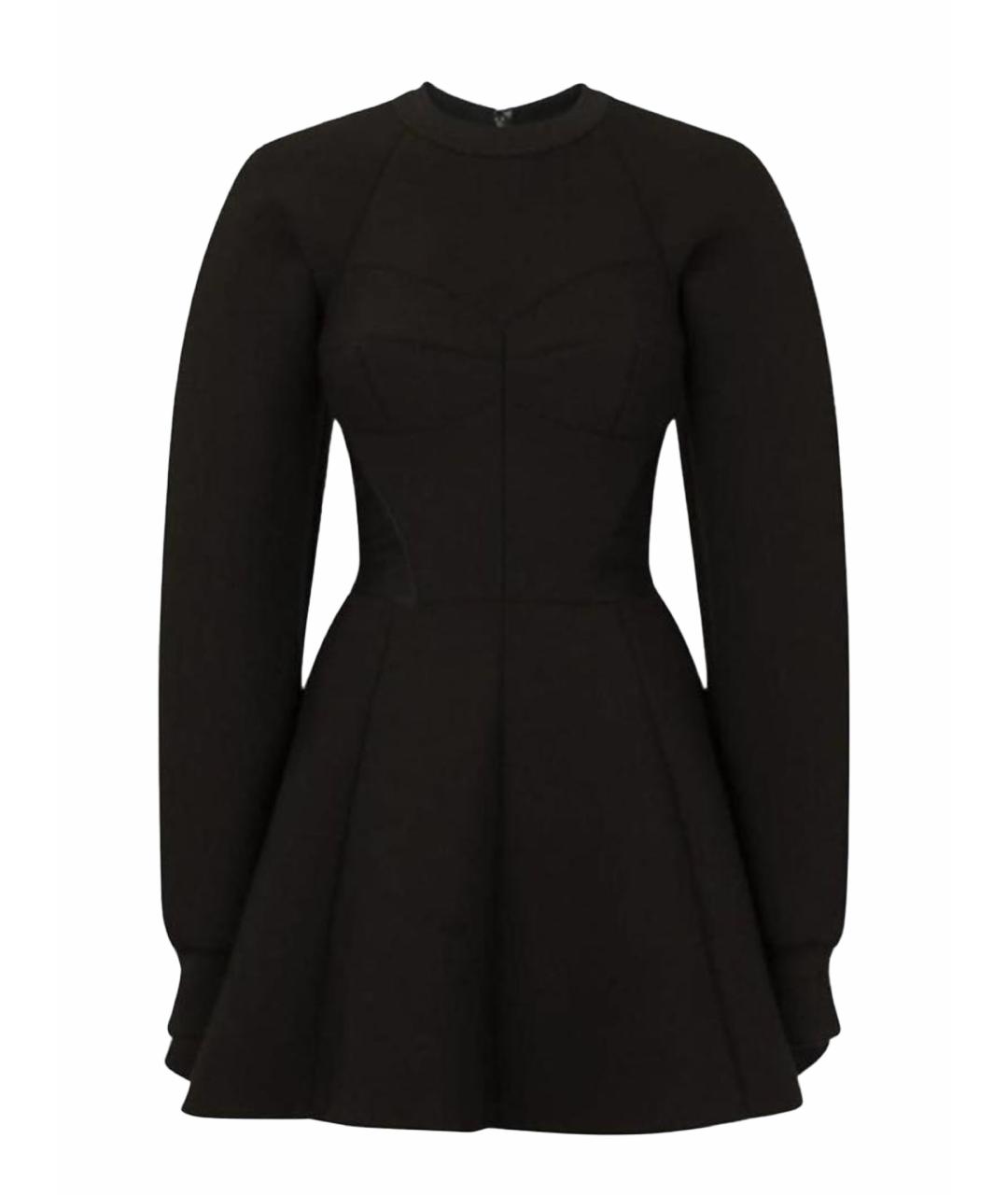 DOLCE&GABBANA Черное хлопковое платье, фото 1