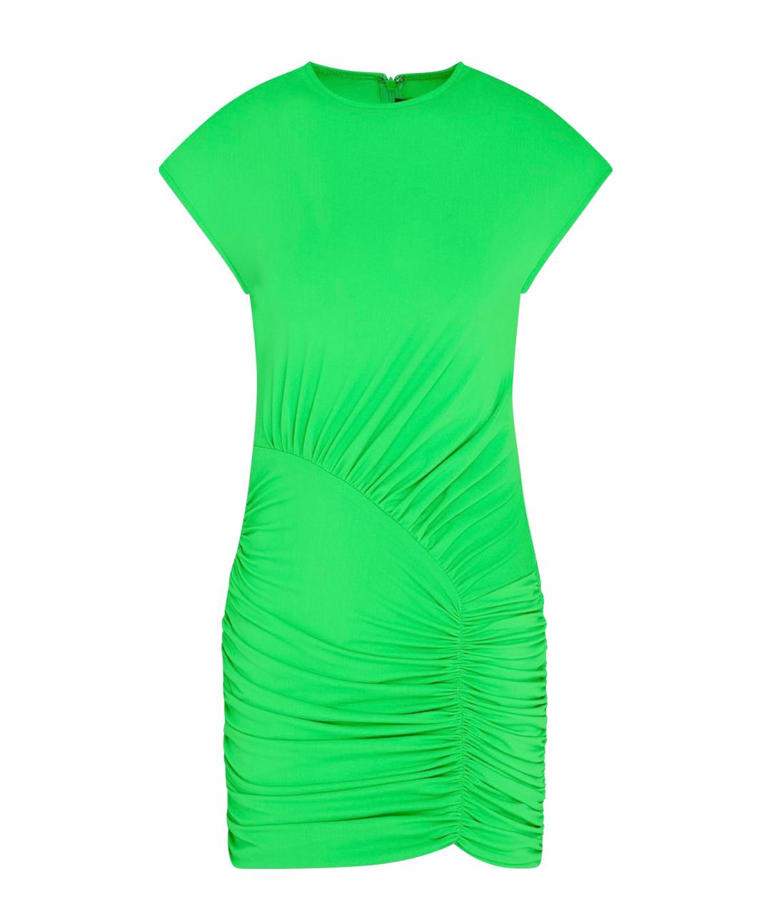 DAVID KOMA Салатовыое полиамидовое коктейльное платье, фото 1