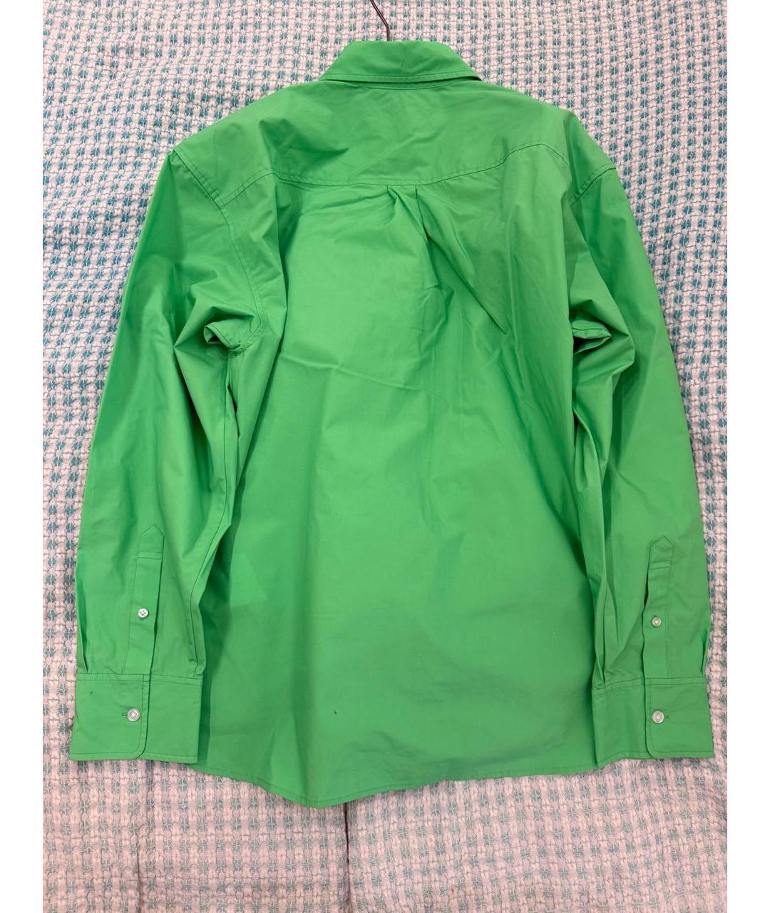 ALEXANDER WANG Зеленая хлопковая рубашка, фото 5