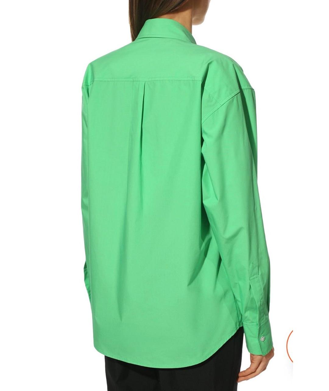 ALEXANDER WANG Зеленая хлопковая рубашка, фото 8