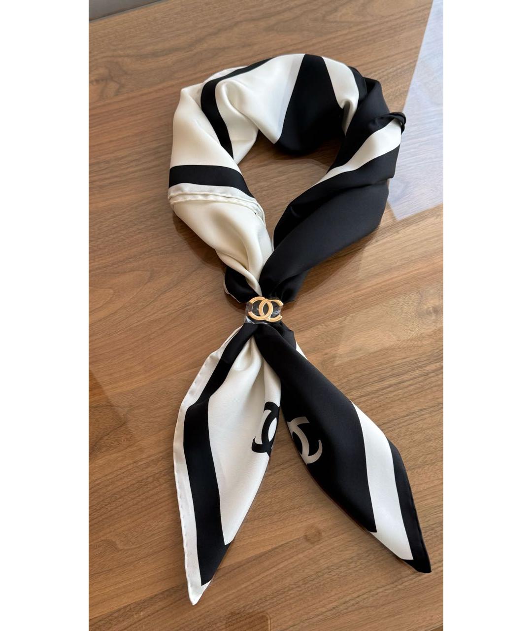 CHANEL Шелковый платок, фото 5