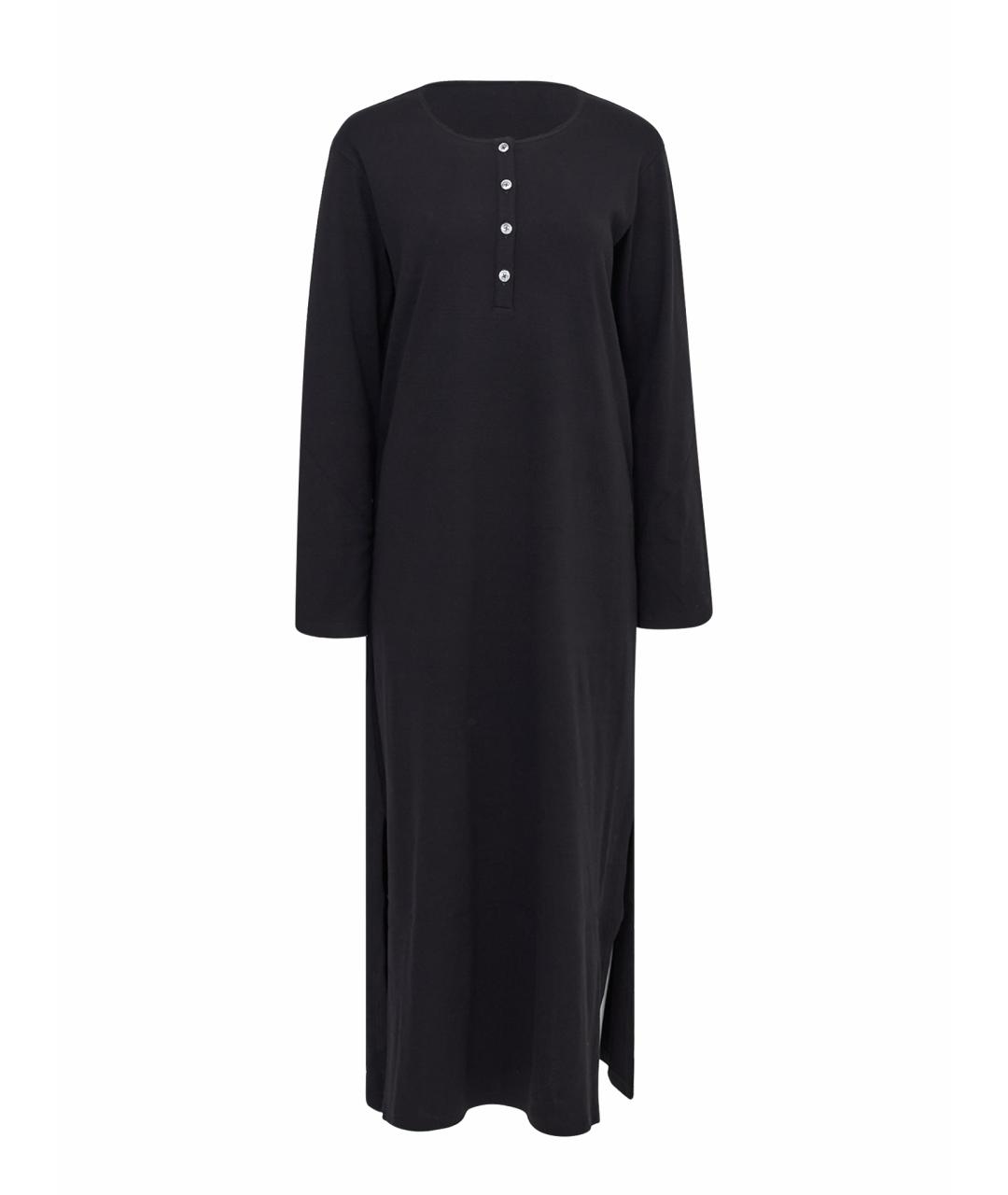 THE ROW Черное хлопковое повседневное платье, фото 1