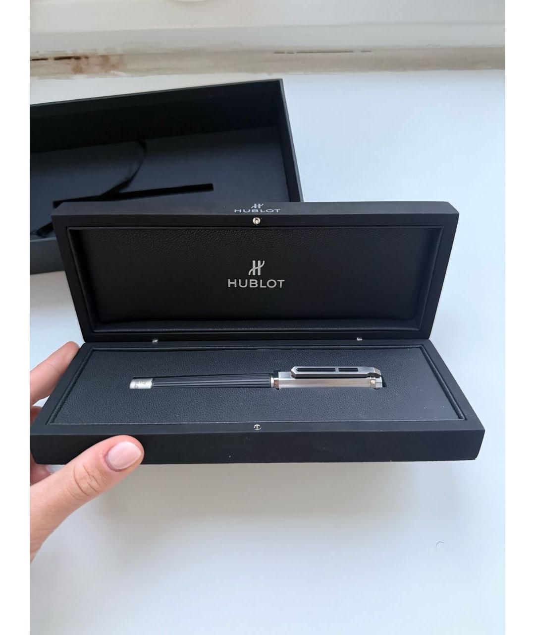 HUBLOT Темно-синяя металлическая шариковая ручка, фото 3