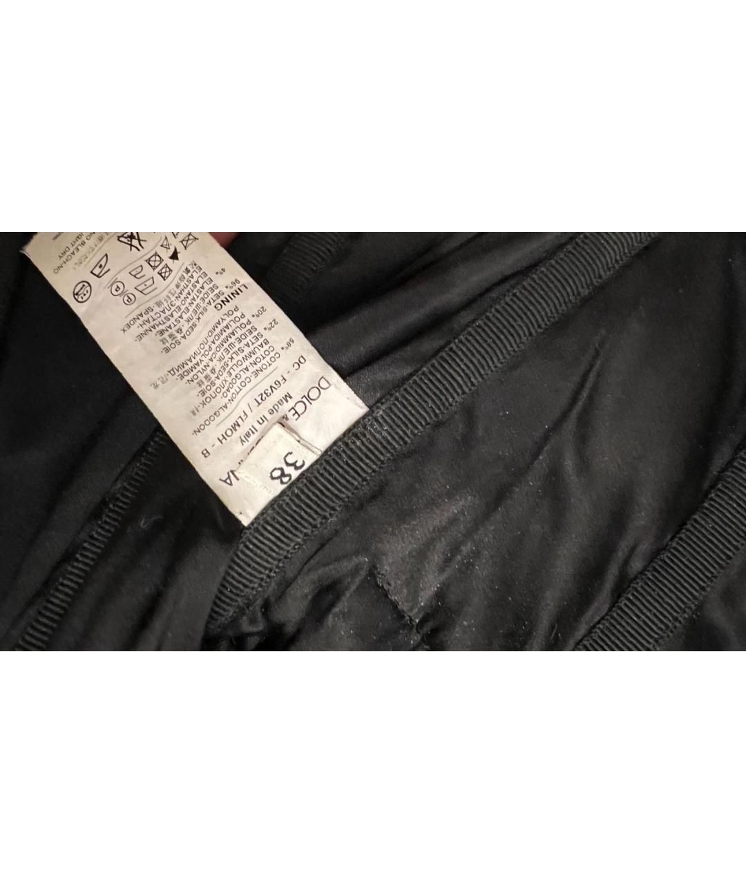 DOLCE&GABBANA Черное вечернее платье, фото 4