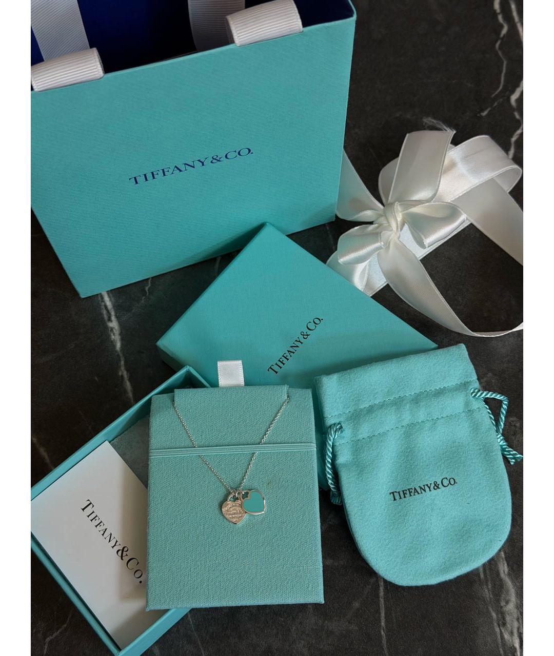 TIFFANY&CO Серебряная серебряная подвеска, фото 4