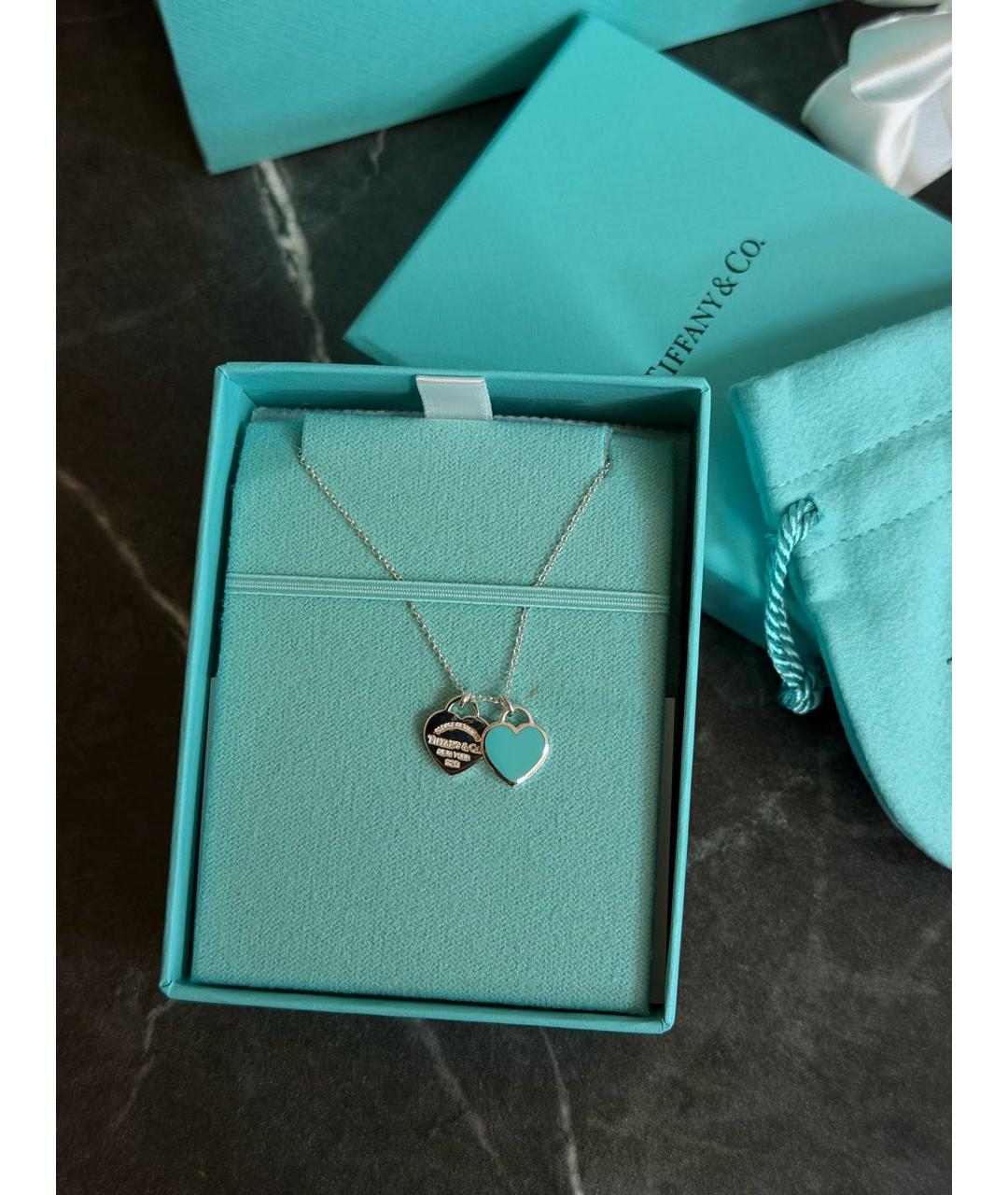 TIFFANY&CO Серебряная серебряная подвеска, фото 5