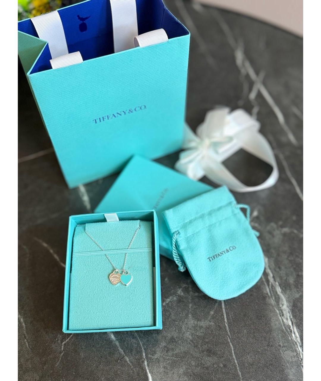 TIFFANY&CO Серебряная серебряная подвеска, фото 2