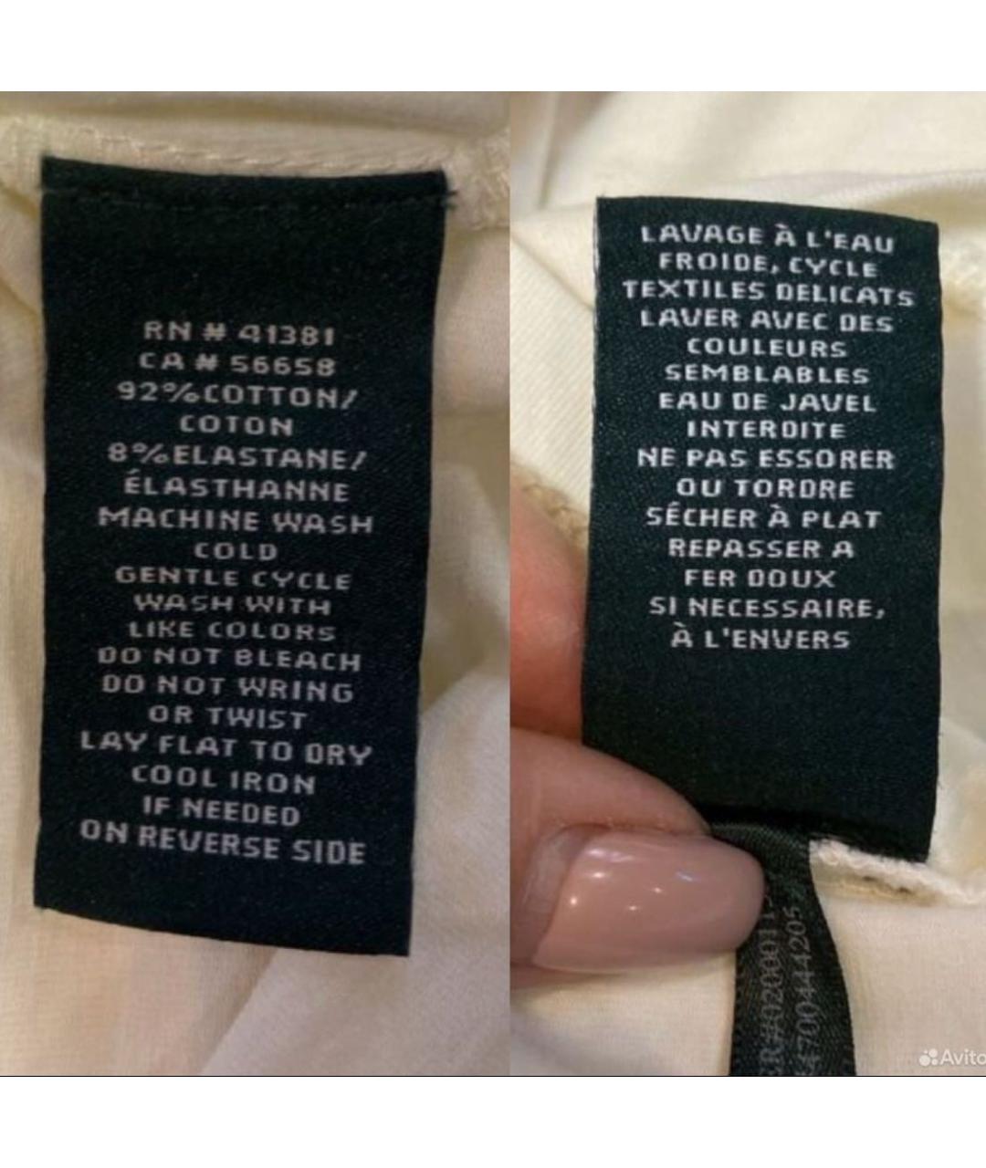 RALPH LAUREN Белый хлопковый джемпер / свитер, фото 5