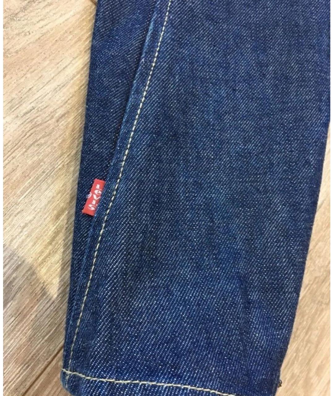 LEVI'S Синий деним тренч/плащ, фото 4