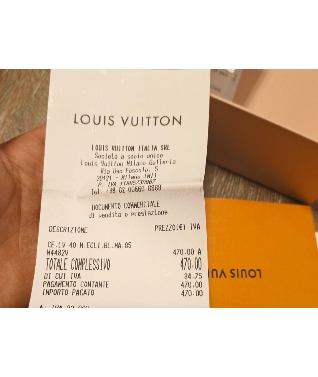 LOUIS VUITTON Черный кожаный ремень, фото 6