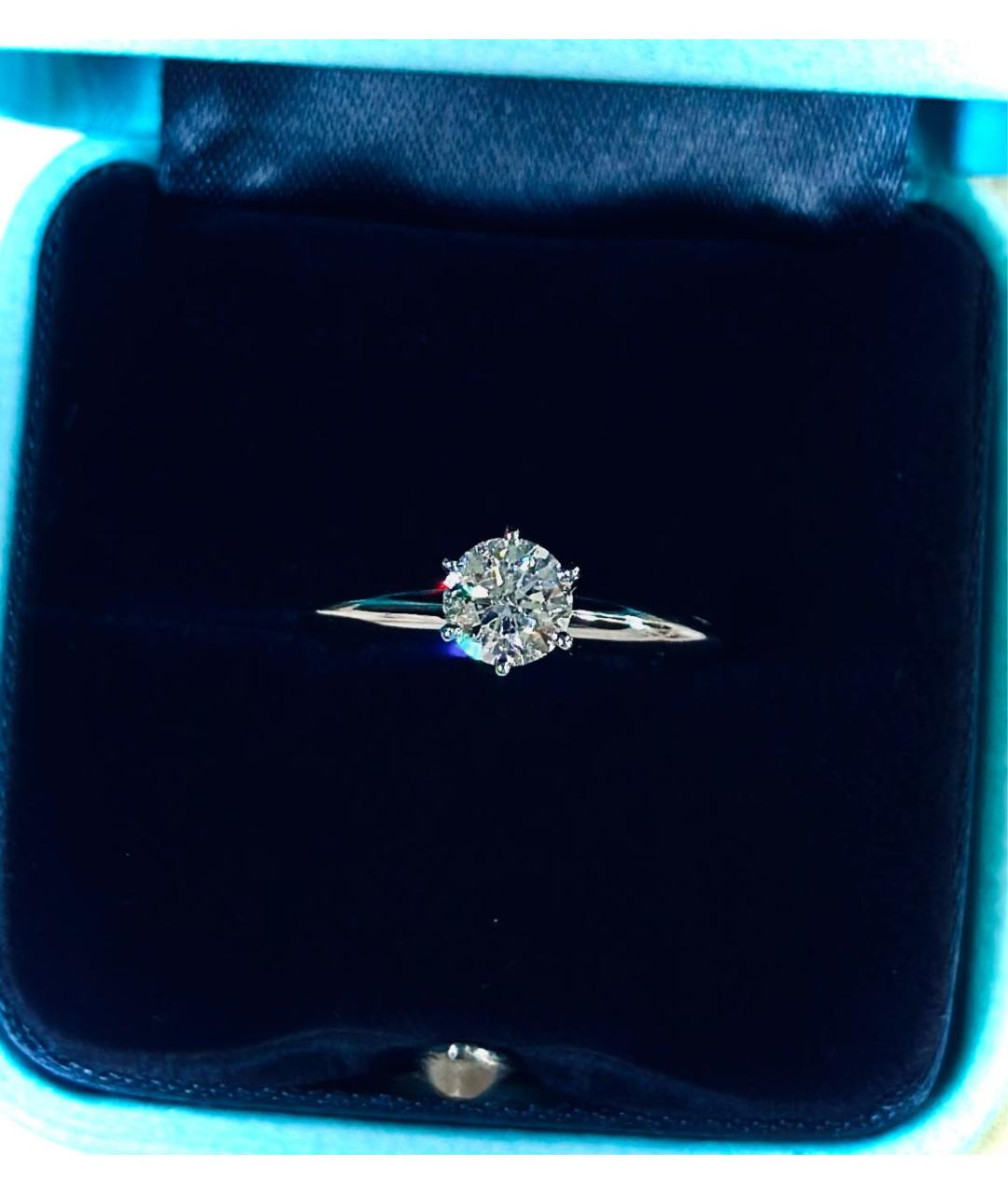 TIFFANY&CO Серебряное платиновое кольцо, фото 2