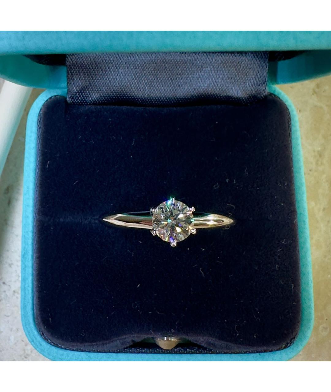 TIFFANY&CO Серебряное платиновое кольцо, фото 2