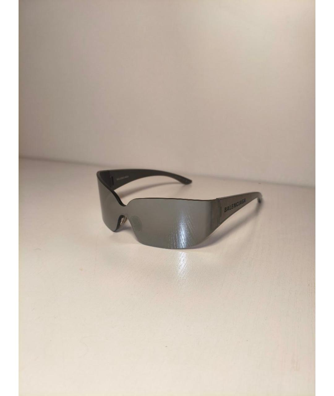 BALENCIAGA Серебряные солнцезащитные очки, фото 2