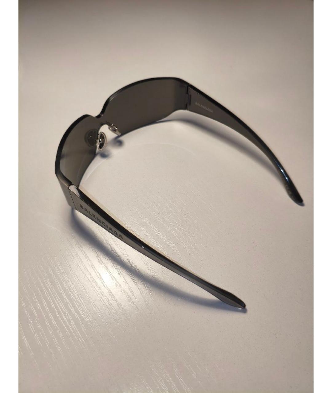 BALENCIAGA Серебряные солнцезащитные очки, фото 3