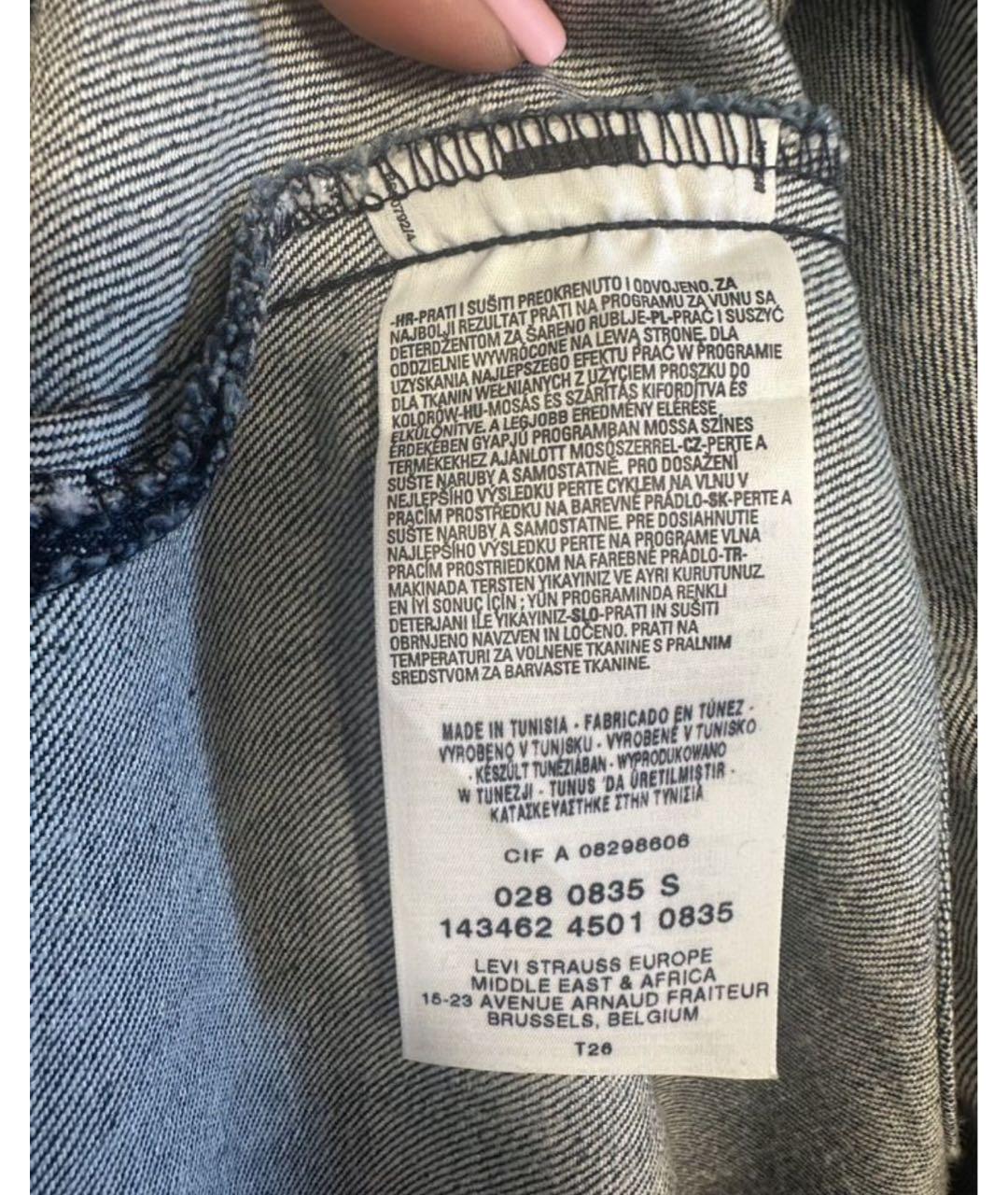 LEVI'S Синий деним сарафан, фото 5