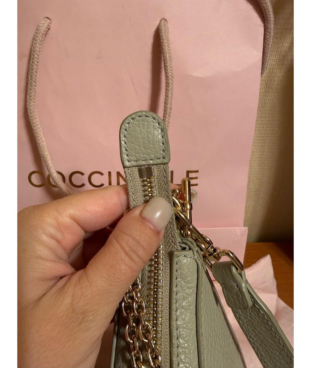 COCCINELLE Кожаная сумка через плечо, фото 8