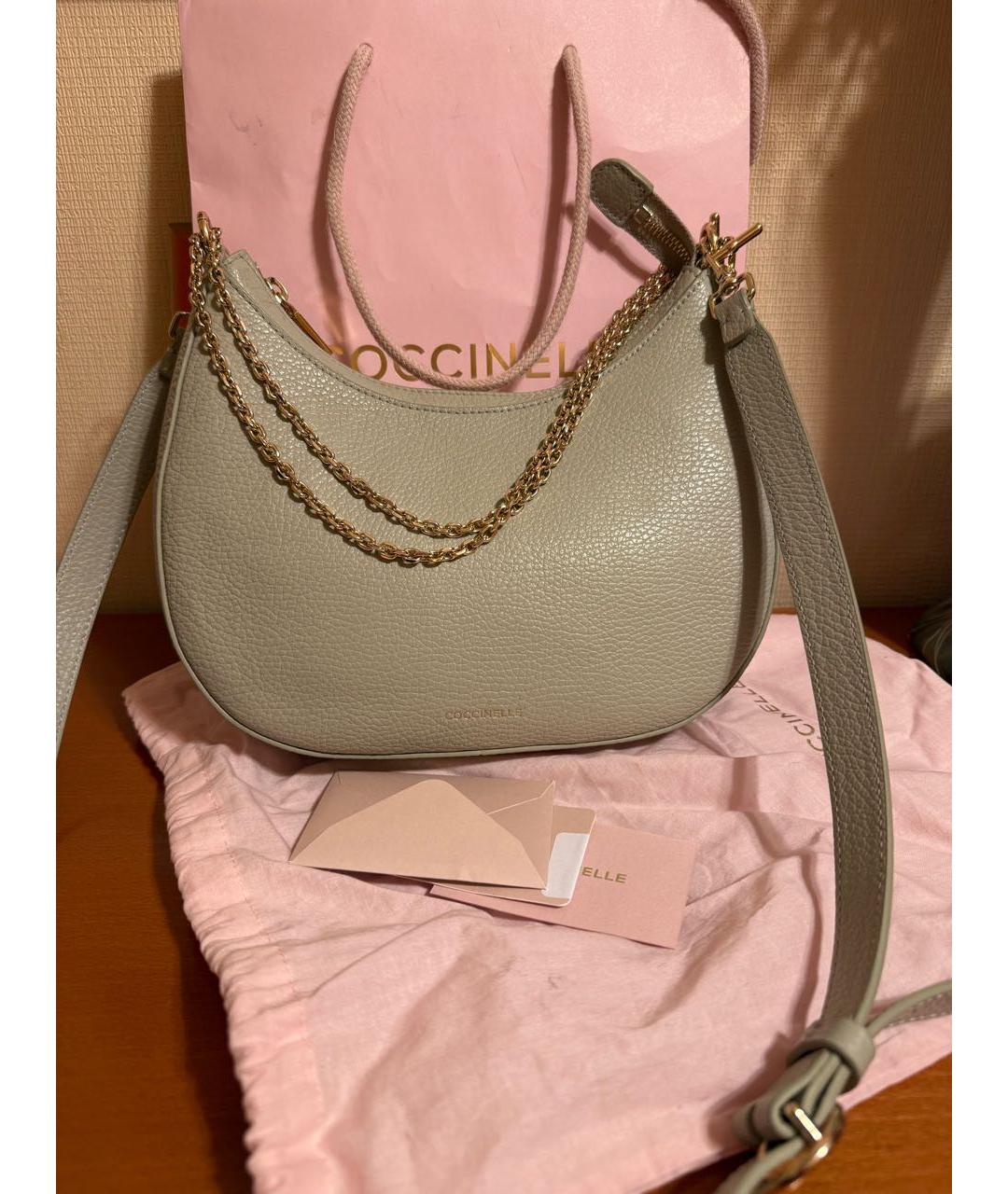 COCCINELLE Кожаная сумка через плечо, фото 9