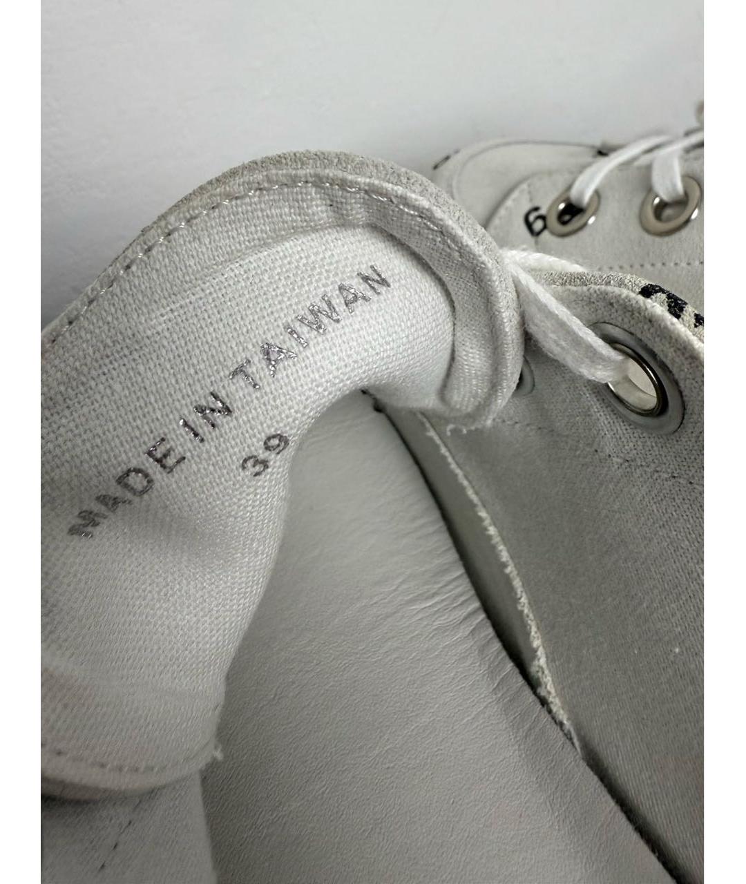 MM6 MAISON MARGIELA Серые замшевые кеды, фото 6