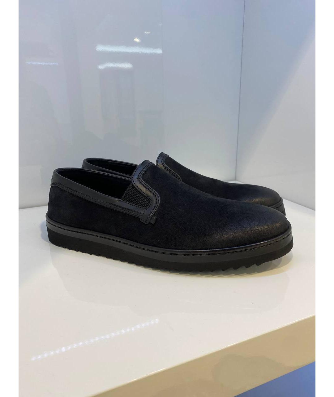 DOLCE&GABBANA Черные кожаные туфли, фото 4