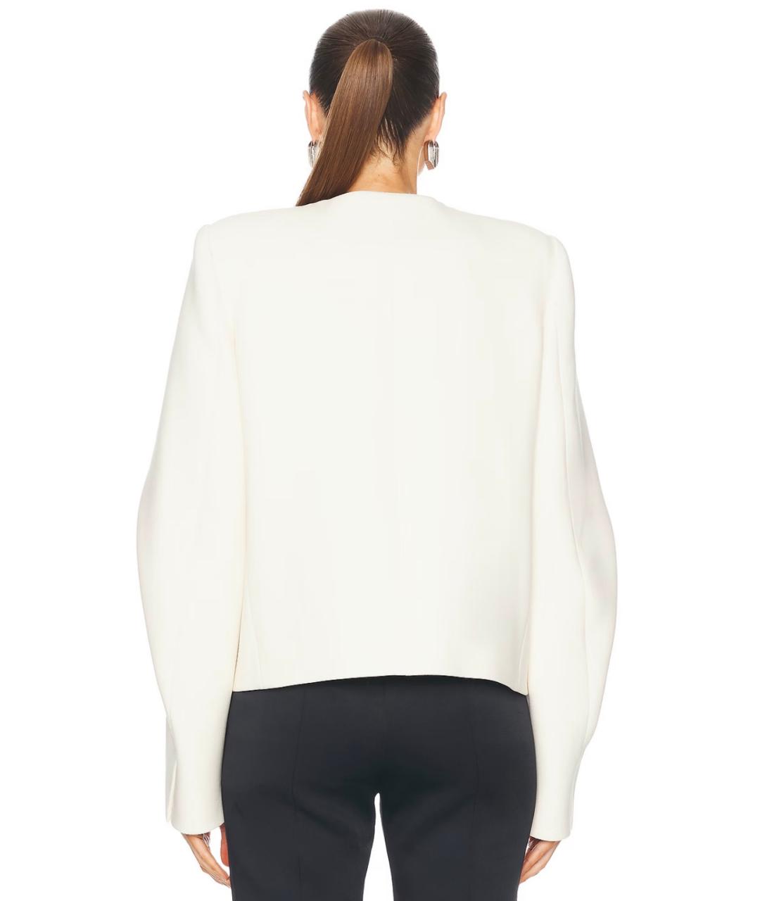 KHAITE Бежевый шерстяной жакет/пиджак, фото 6