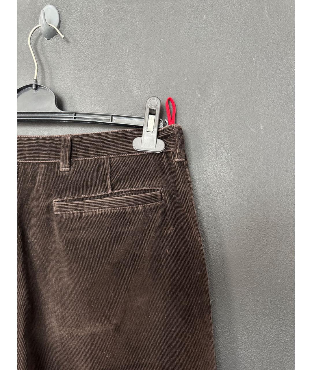 PRADA Коричневые повседневные брюки, фото 8