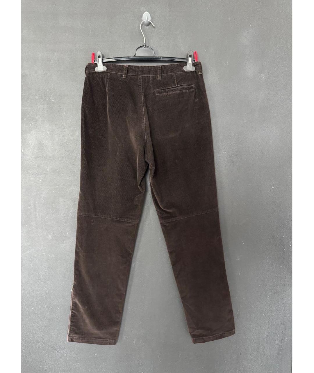 PRADA Коричневые повседневные брюки, фото 5