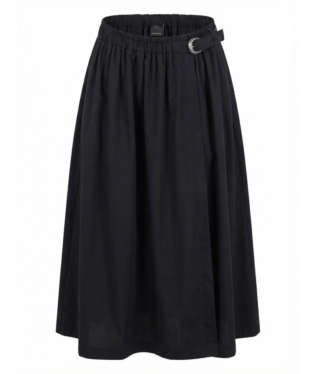 PINKO Черная юбка миди, фото 1