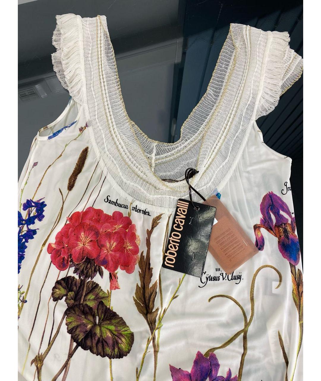 ROBERTO CAVALLI Мульти вискозная майка, фото 3