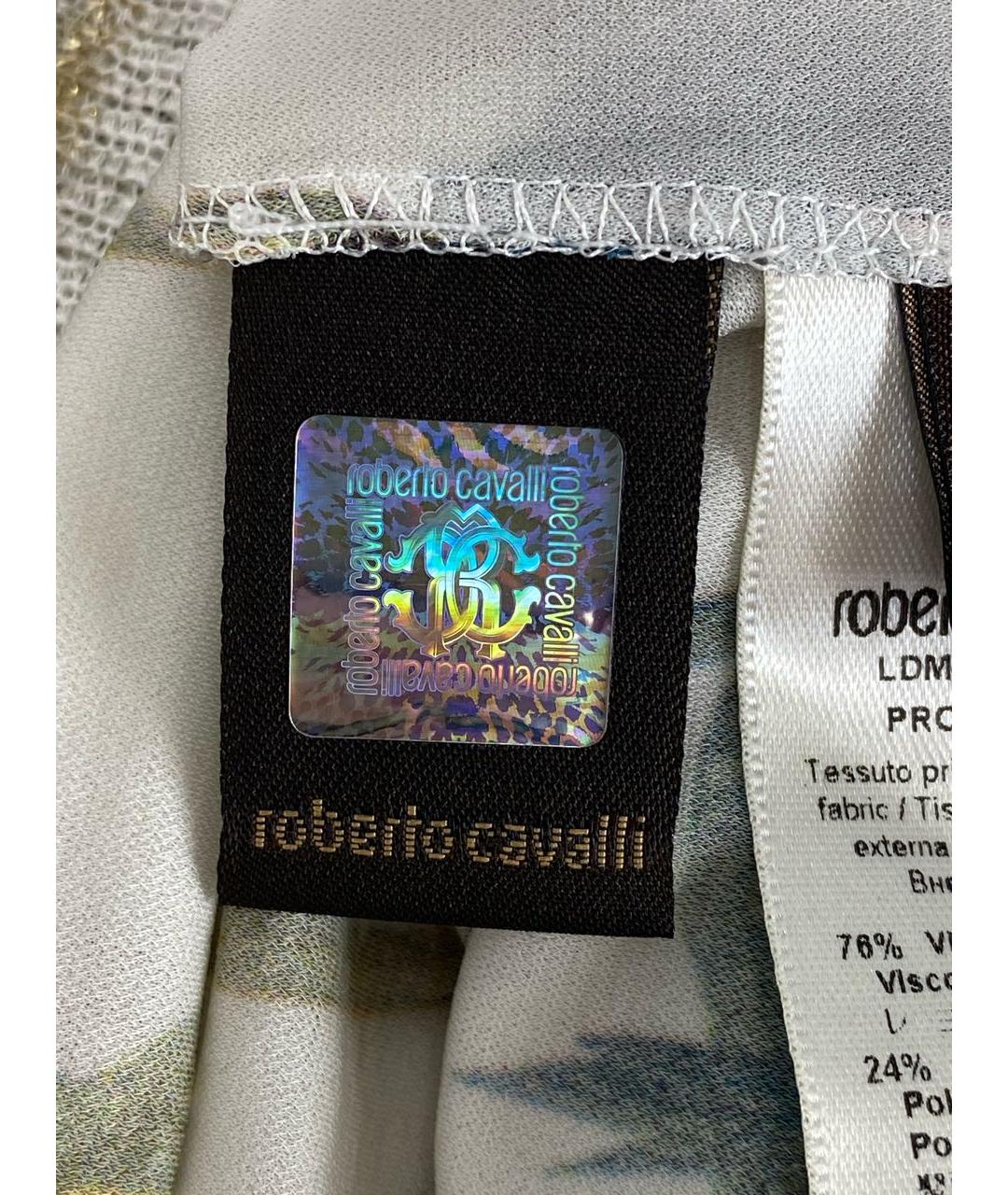 ROBERTO CAVALLI Мульти вискозная майка, фото 6