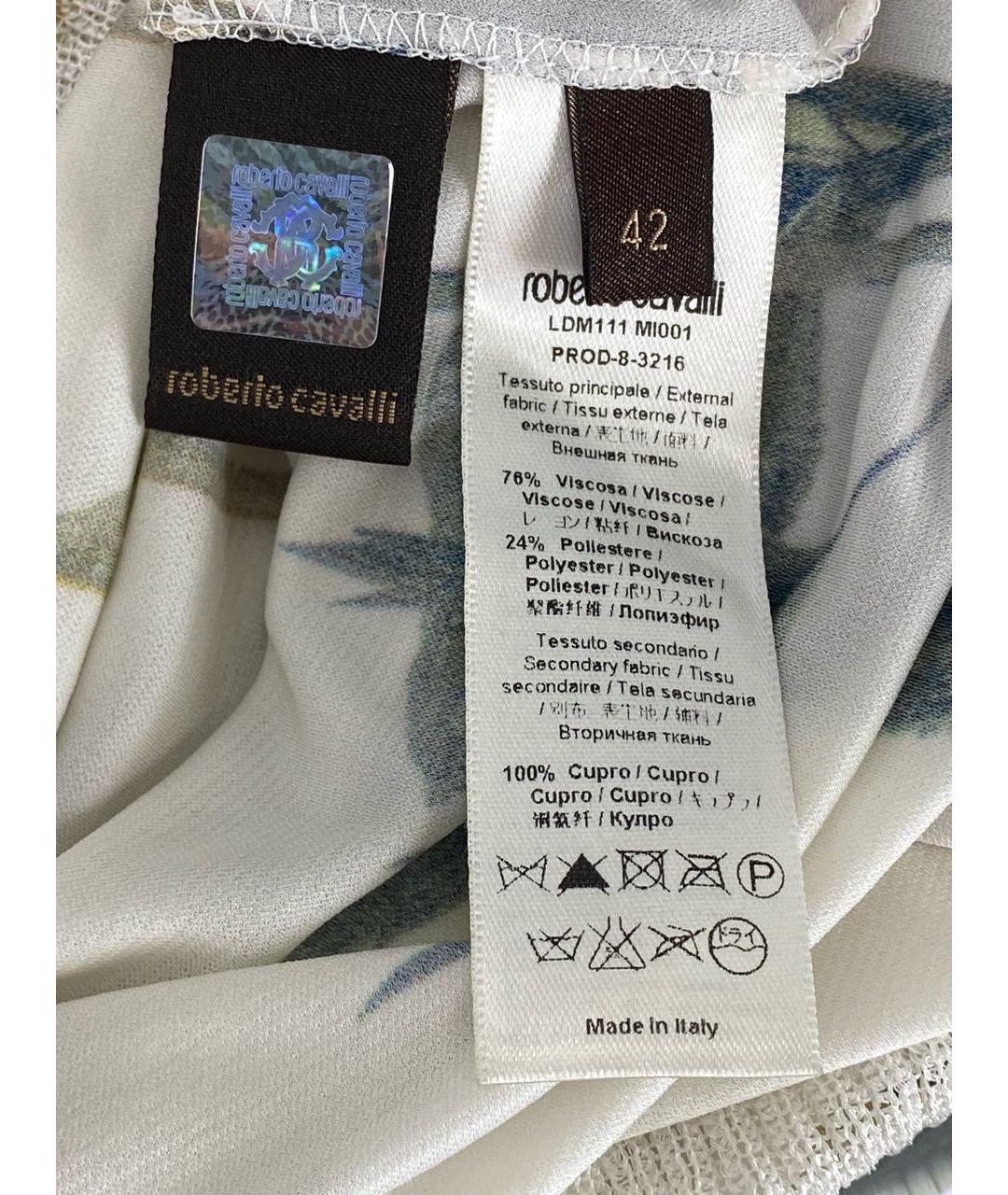 ROBERTO CAVALLI Мульти вискозная майка, фото 8