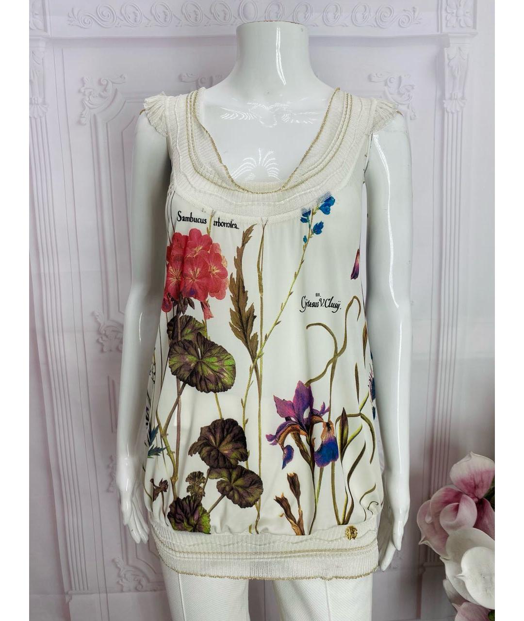 ROBERTO CAVALLI Мульти вискозная майка, фото 5