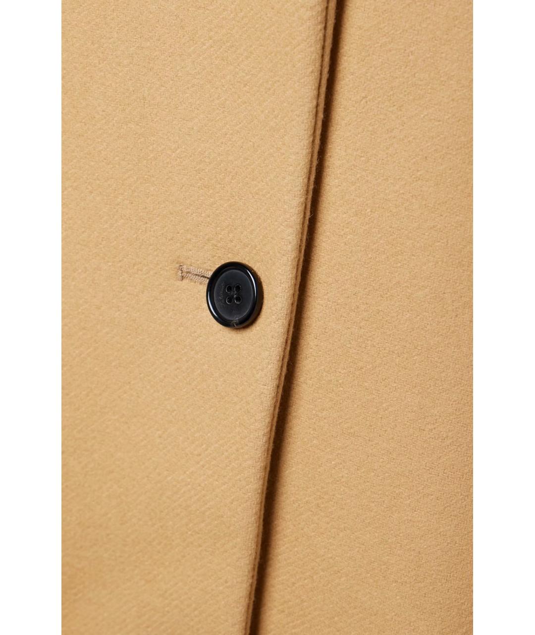 KHAITE Бежевое шерстяное пальто, фото 4