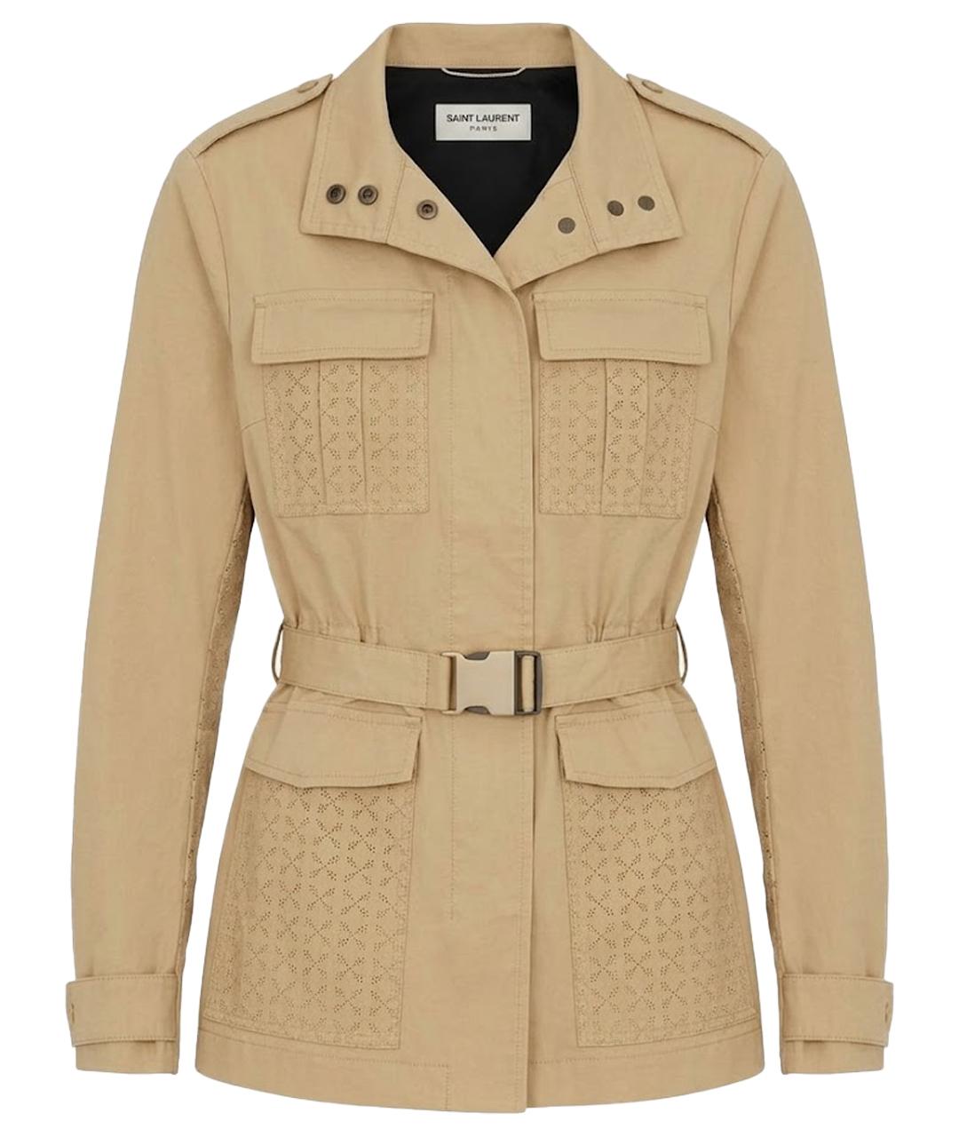 OFF-WHITE Бежевый хлопковый костюм с брюками, фото 1