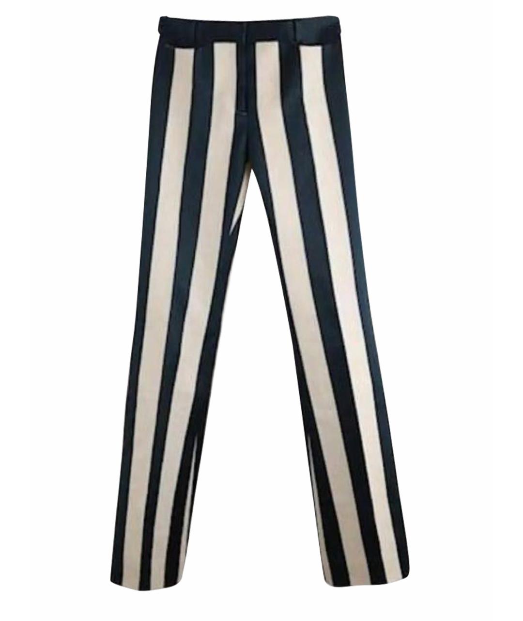 CELINE Темно-синие хлопковые брюки широкие, фото 1