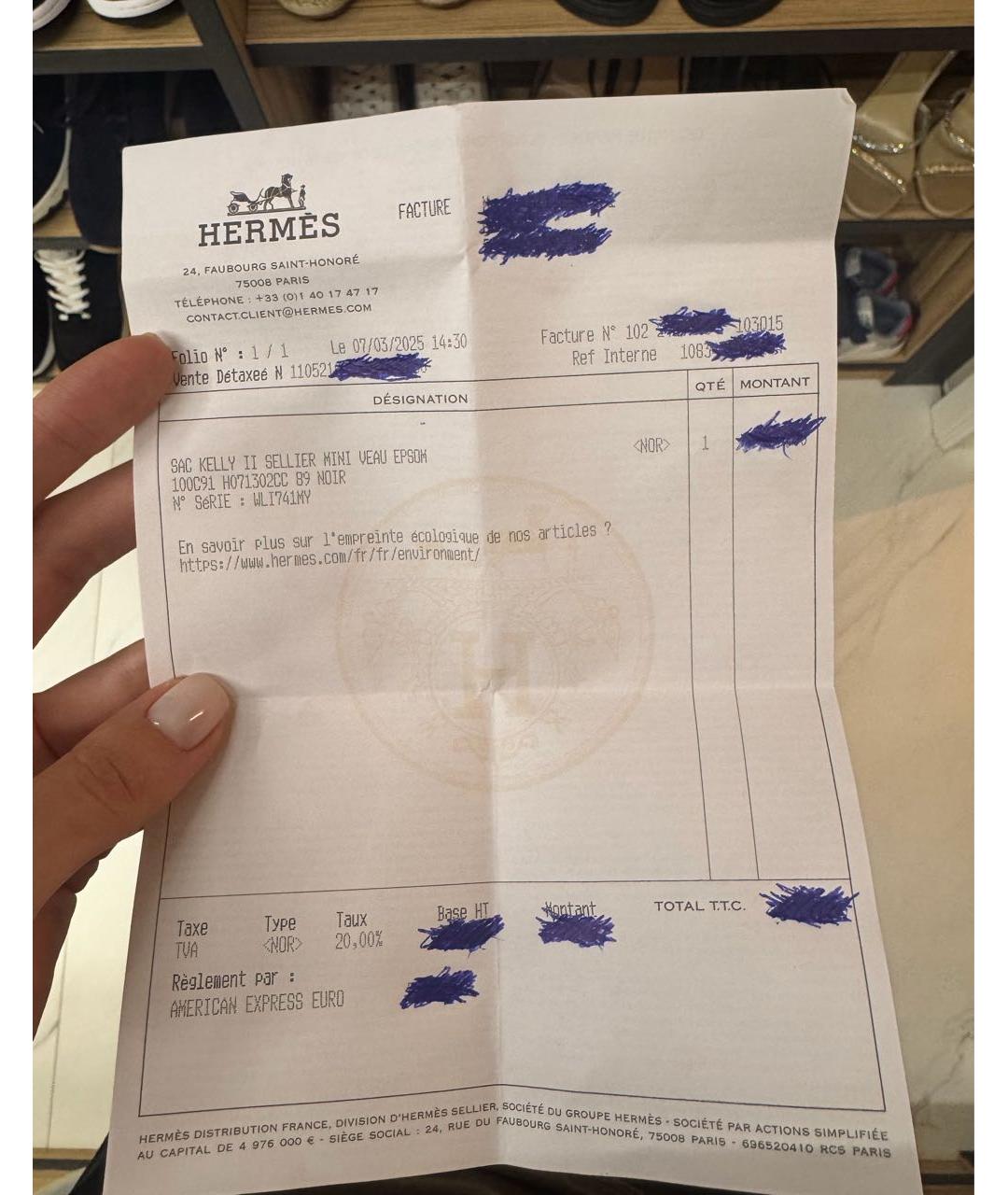 HERMES Черная кожаная сумка с короткими ручками, фото 7