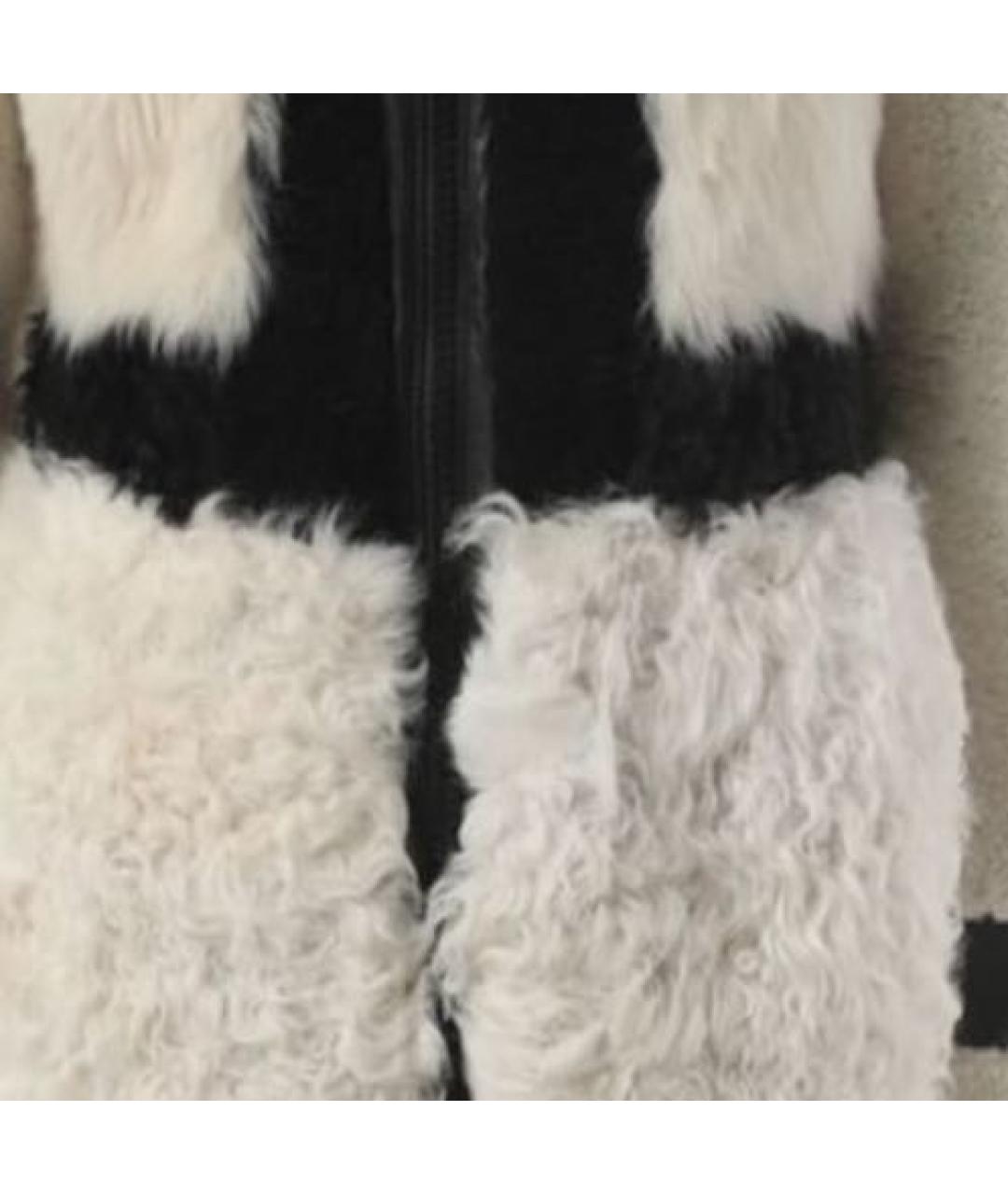 CELINE Бежевая меховая дубленка, фото 2