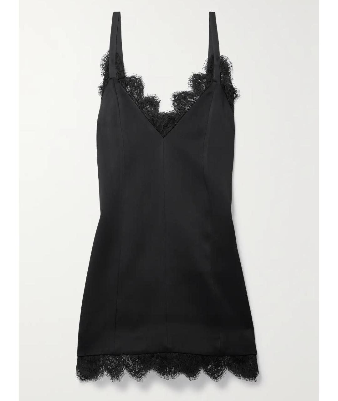 KHAITE Черное ацетатное коктейльное платье, фото 8